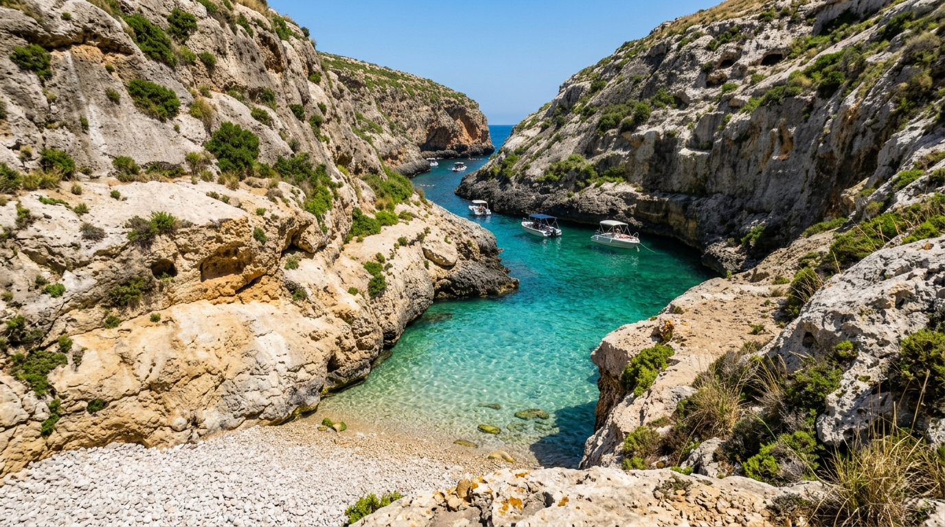 Wied il-Għasri: The Hidden Sea Canyon